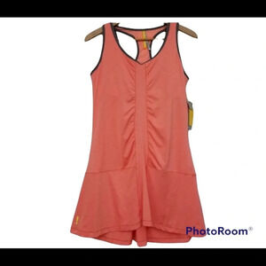 Lole Coral Racerback Athletic Dress Sz M